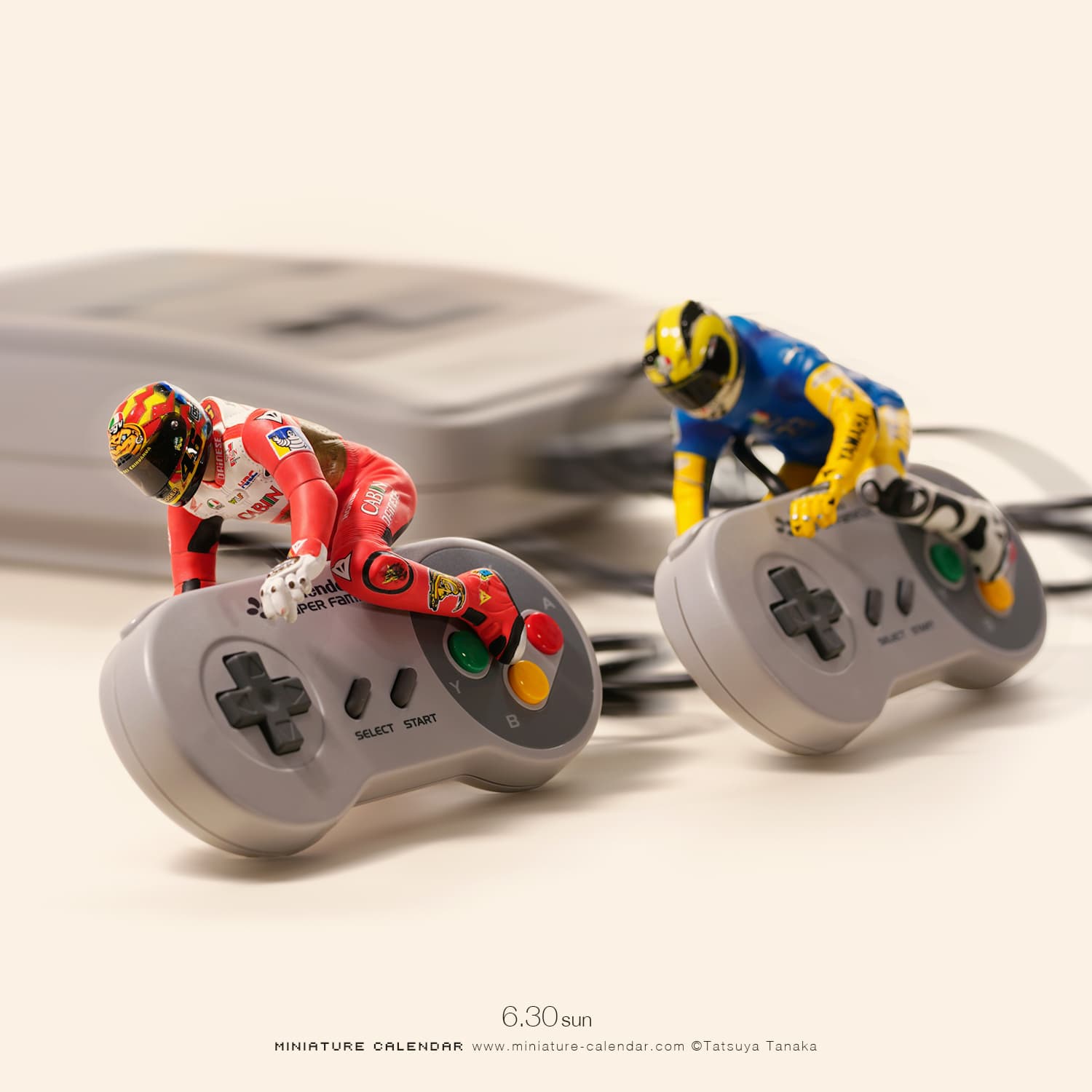 超任牌機車。（翻攝自MINIATURE CALENDAR）