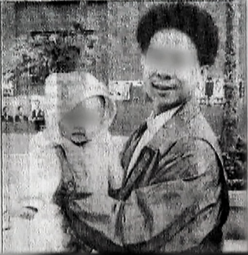 廖正中(右)為了跟女兒(左)「永不分離」,竟殺害女兒、共赴黃泉。(翻攝畫面)