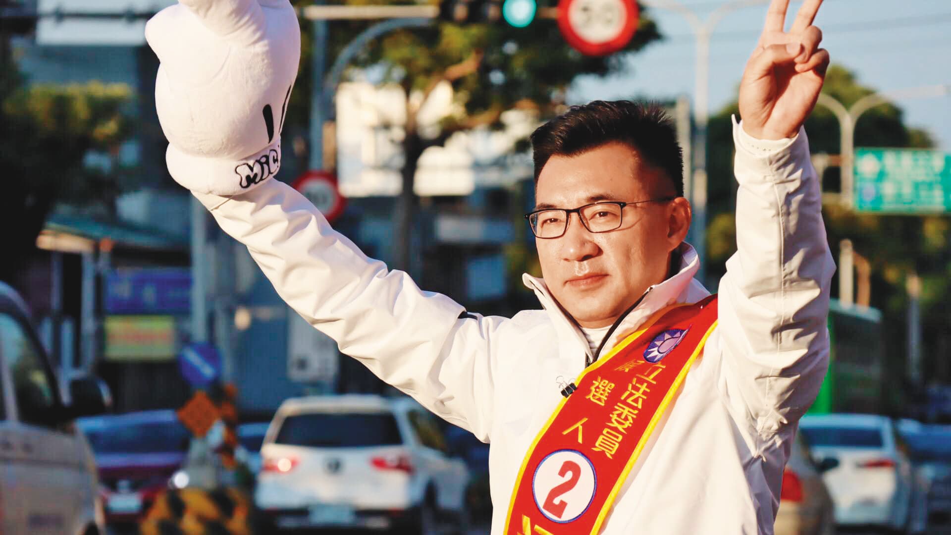 紅派少主、青壯派立委江啟臣連任成功,再度被指名參選黨主席,率領黨內改革。(翻攝江啟臣臉書)