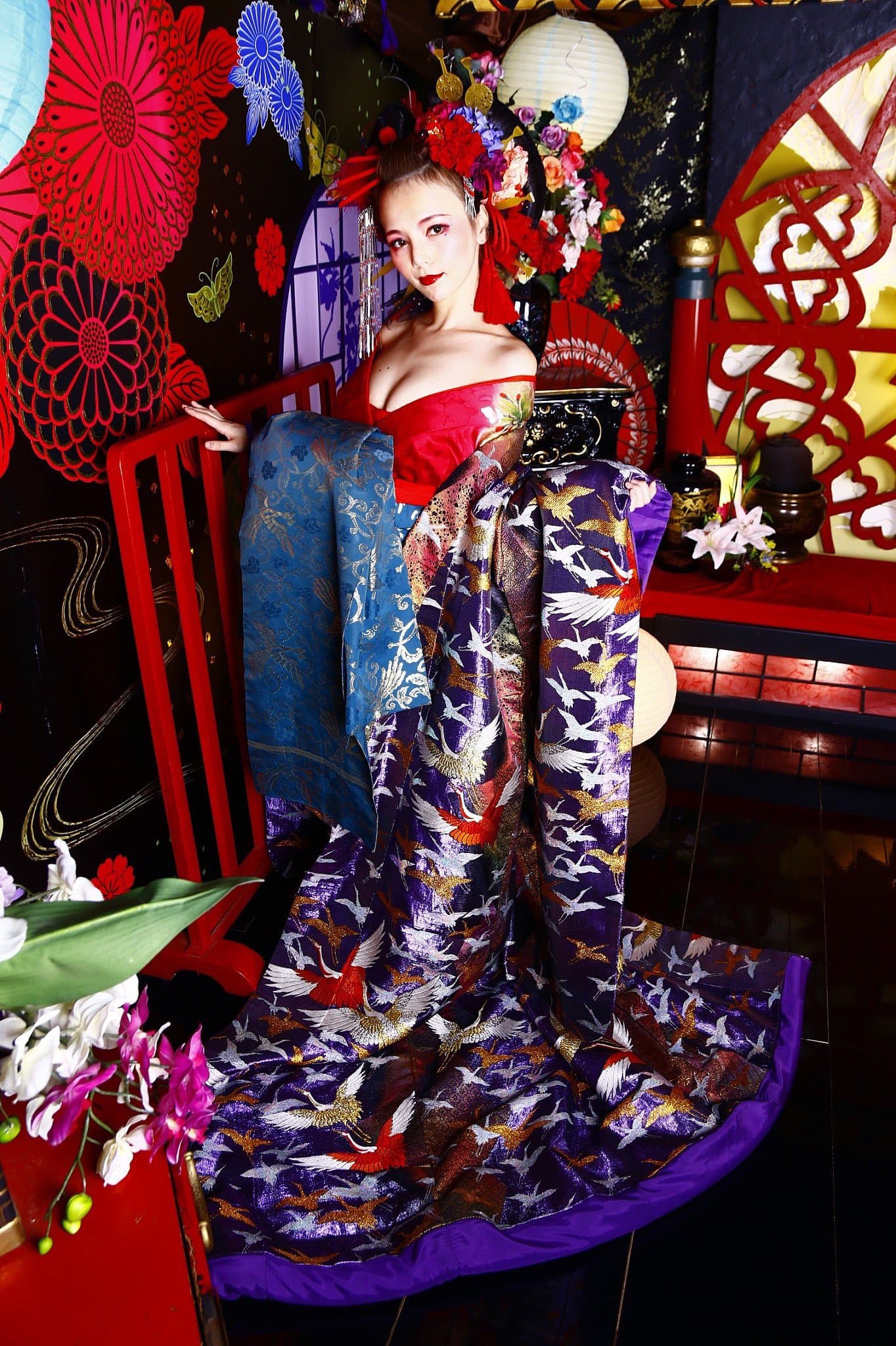 廣瀨里緒菜今年滿20歲,穿上和服迎接成人式。(翻攝自廣瀨里緒菜推特)