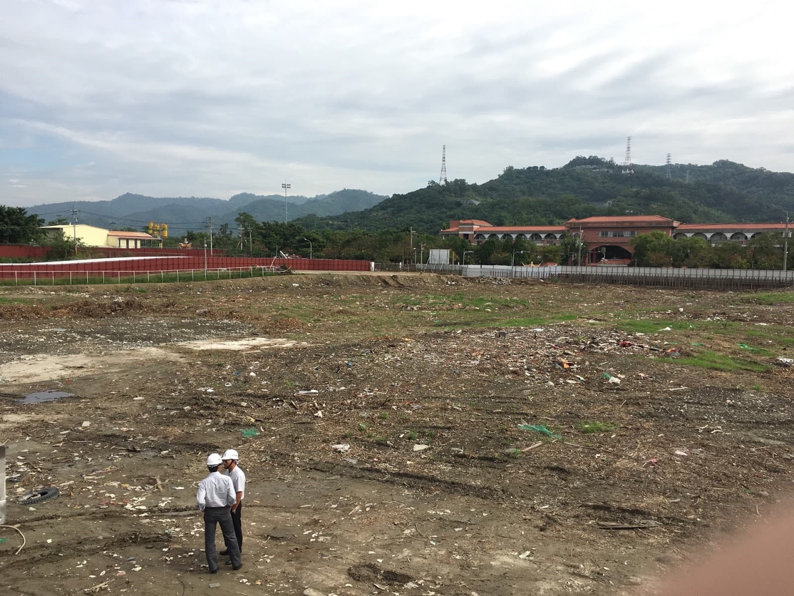 「中台灣影視基地」整地階段。(台中市新聞局提供)
