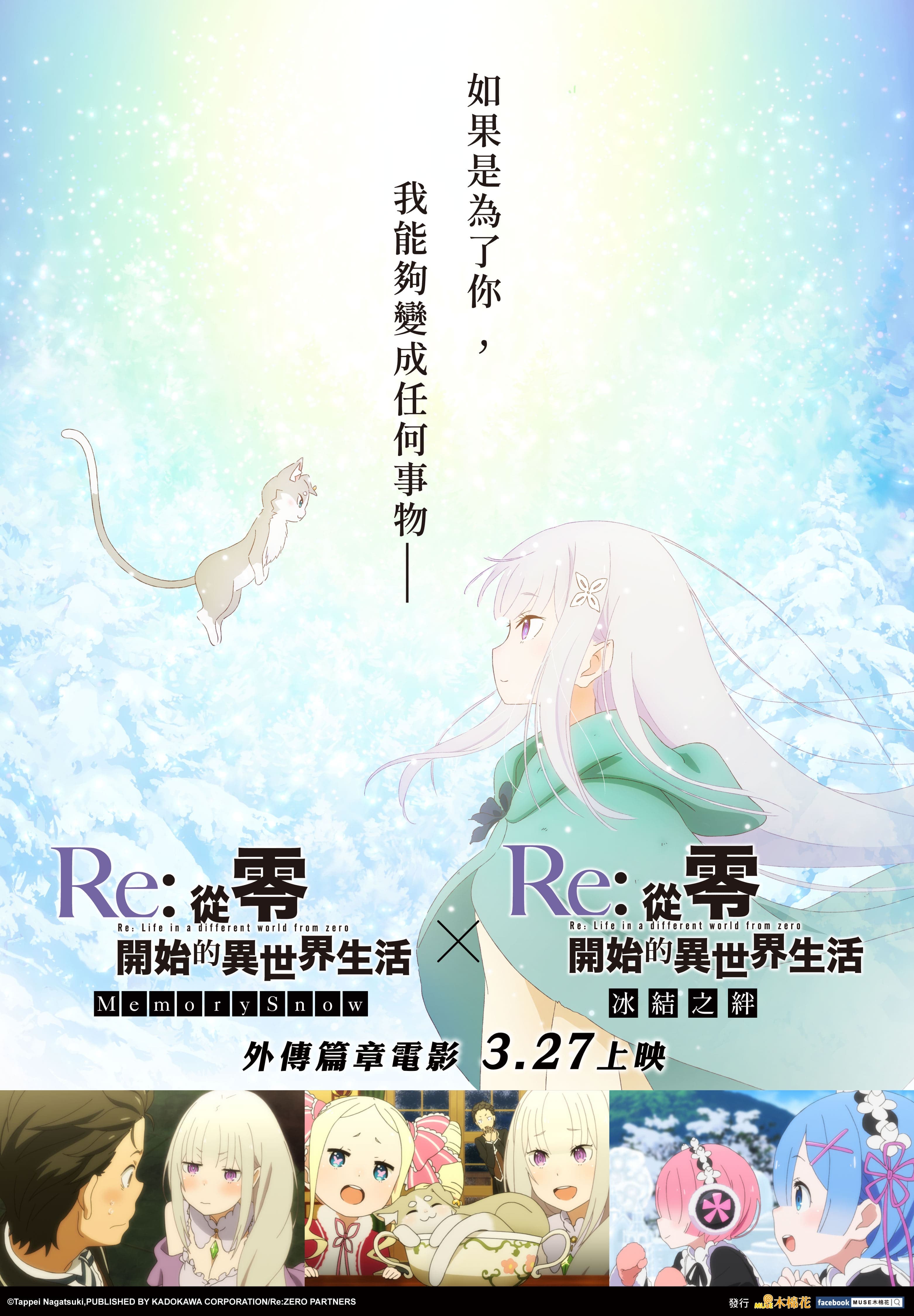 《Re: 從零開始的異世界生活 外傳篇章電影》合併 2 部 OVA。(木棉花提供)