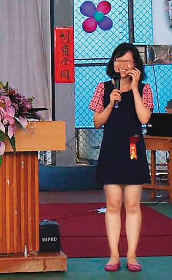 洪姓女老師在東原國中任教多年，爭議事件不斷。（翻攝臉書）