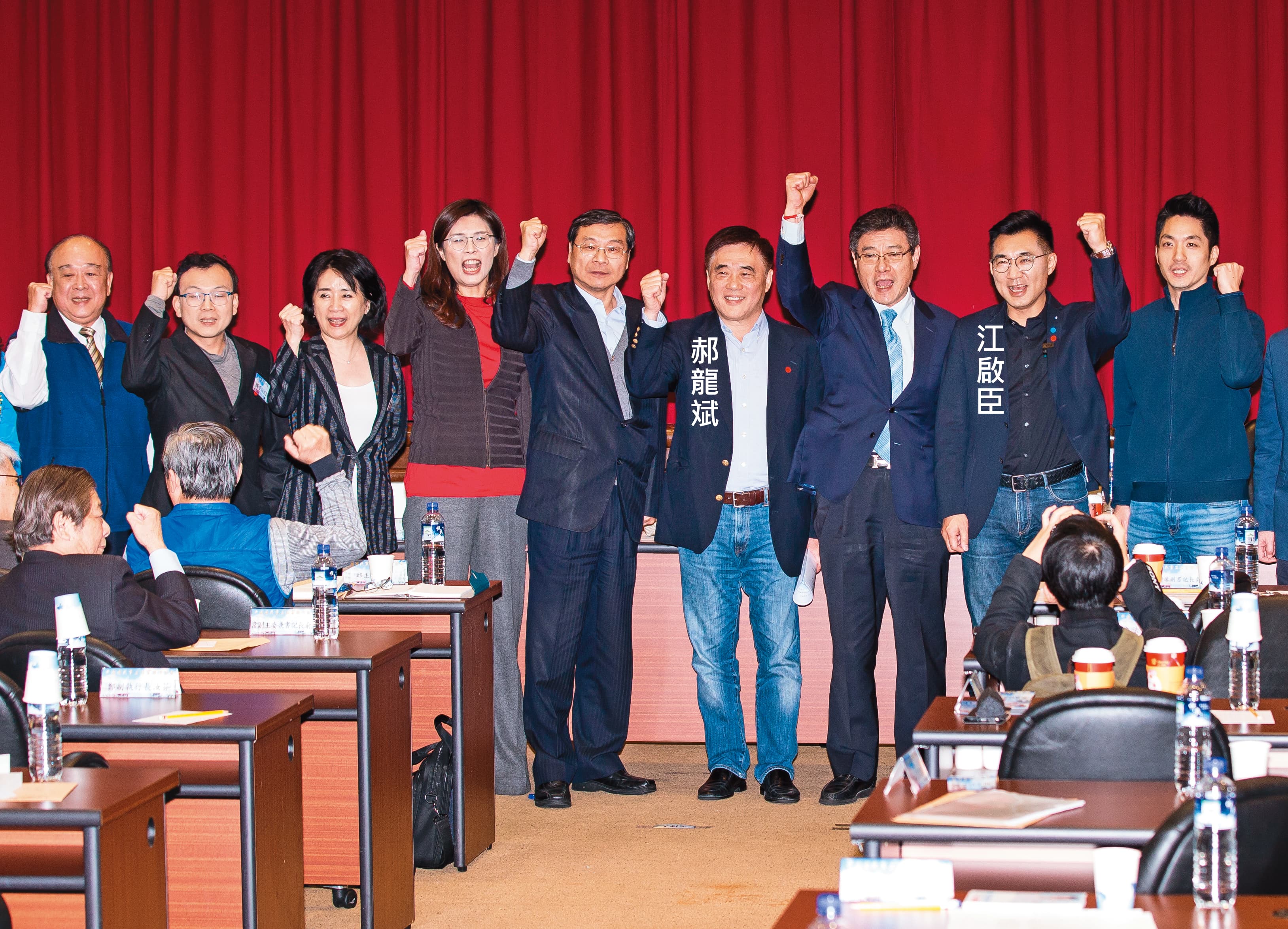 郝龍斌20日出席國民黨立法實務研討會,再次強調要杜絕政治買辦文化,與江啟臣互別苗頭。