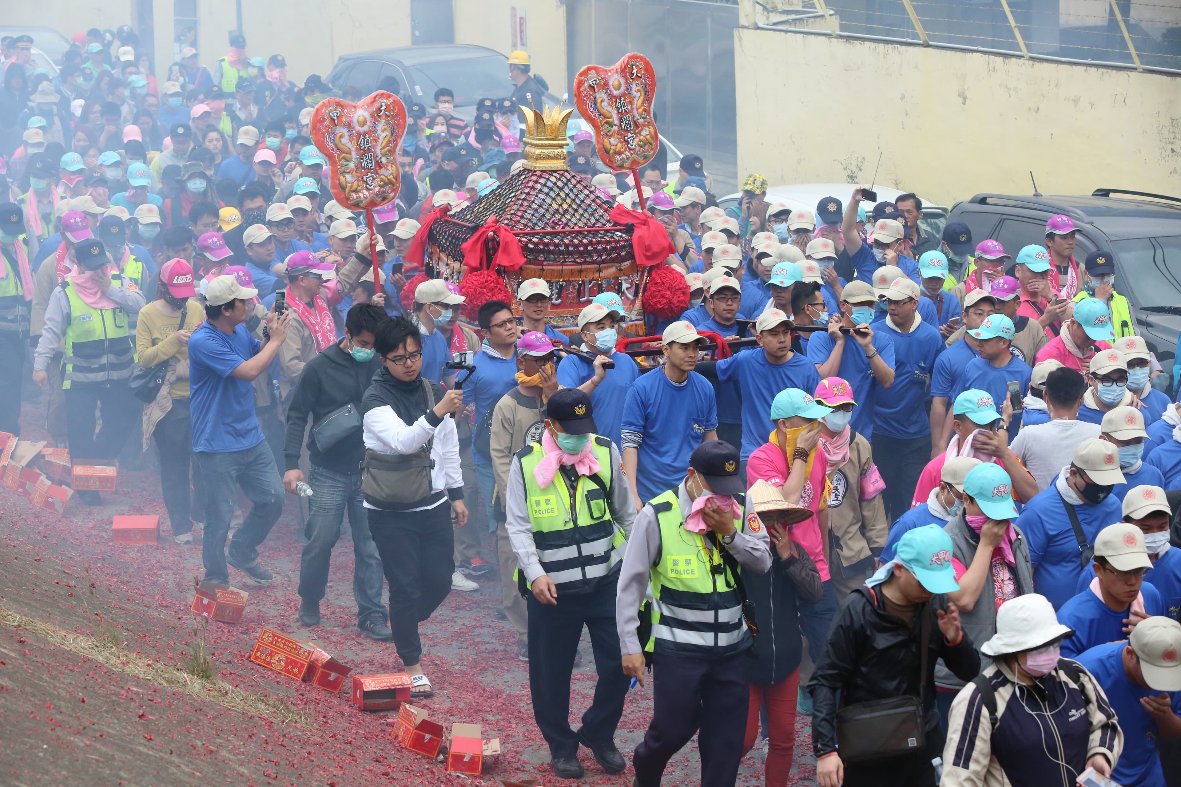 大甲媽祖遶境擬如期舉辦，民眾擔憂恐成防疫缺口。（資料照）