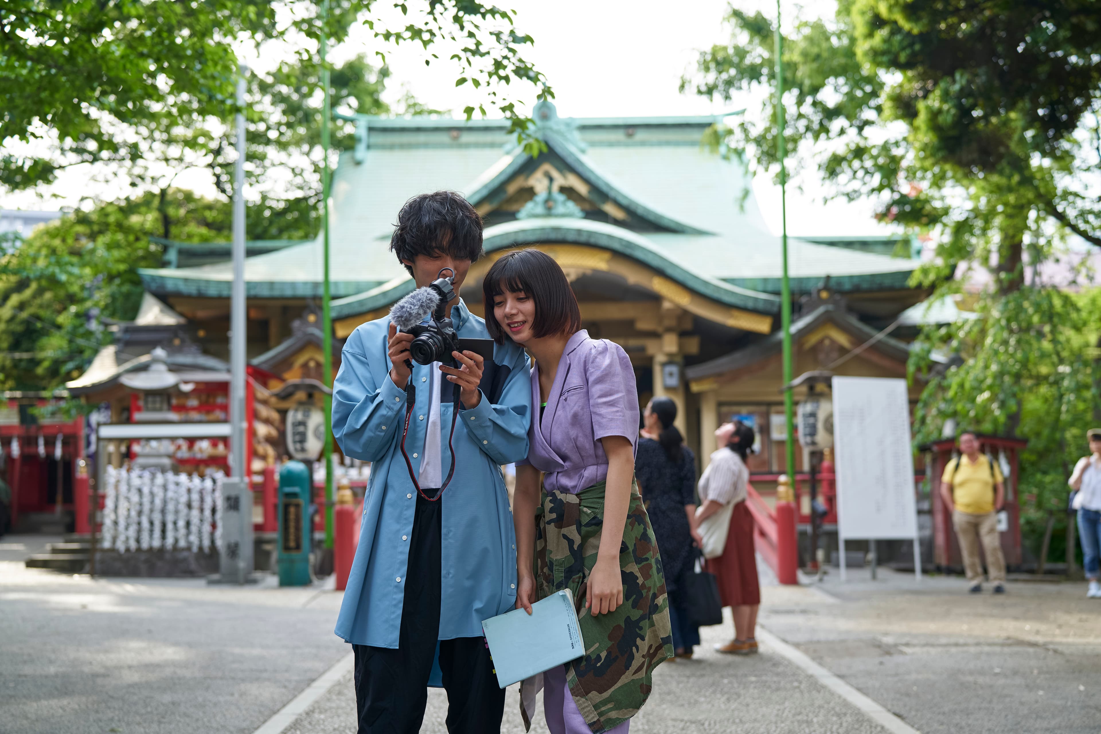 夏目與男友最後決定一起拍攝短片,角逐短片大賽。(Netflix提供)