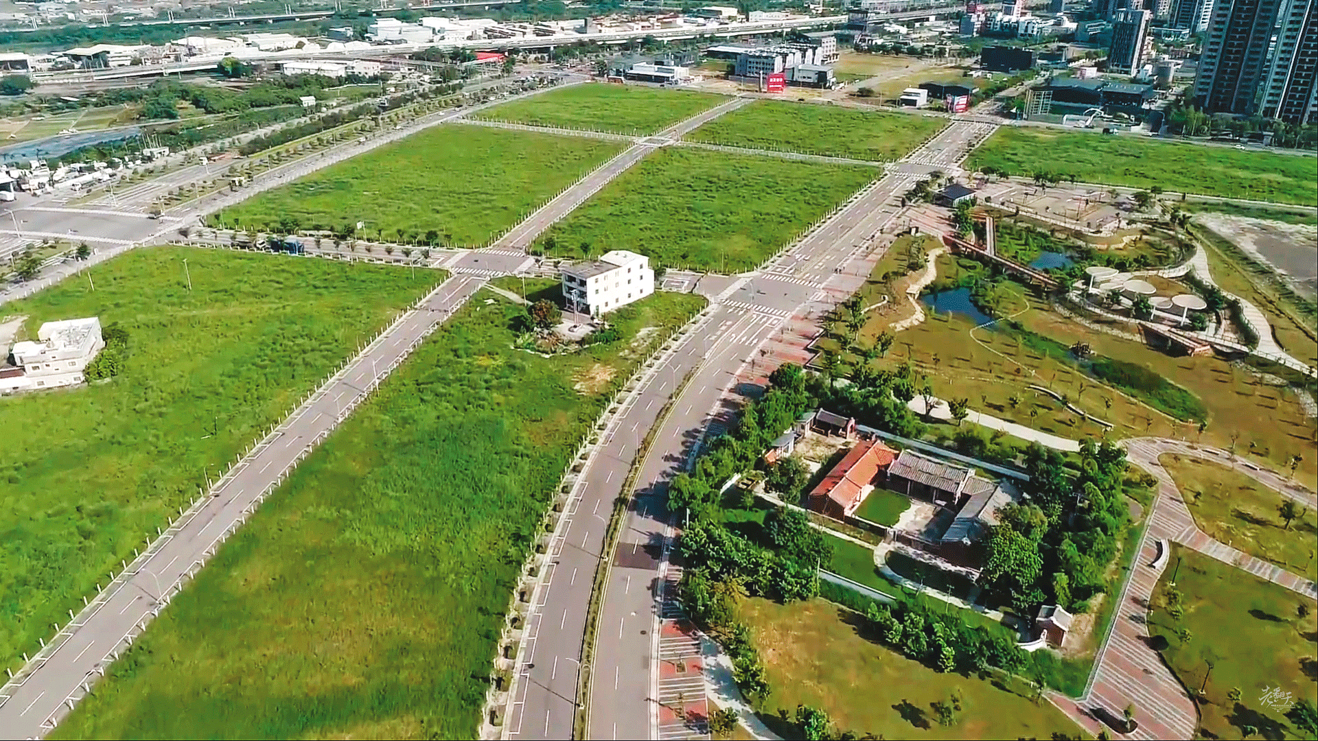 台中市「單元五重劃區」總面積約70公頃,重劃後市值逾百億元。(重劃會提供)