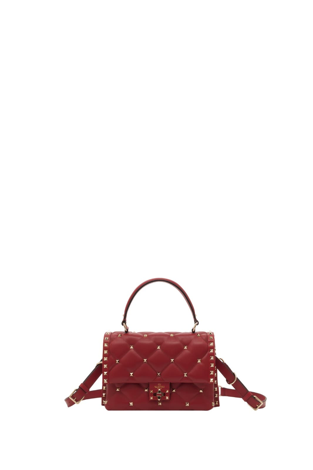 VALENTINO Garavani Candystud大型紅色包款。NT$88,500(VALENTINO提供)