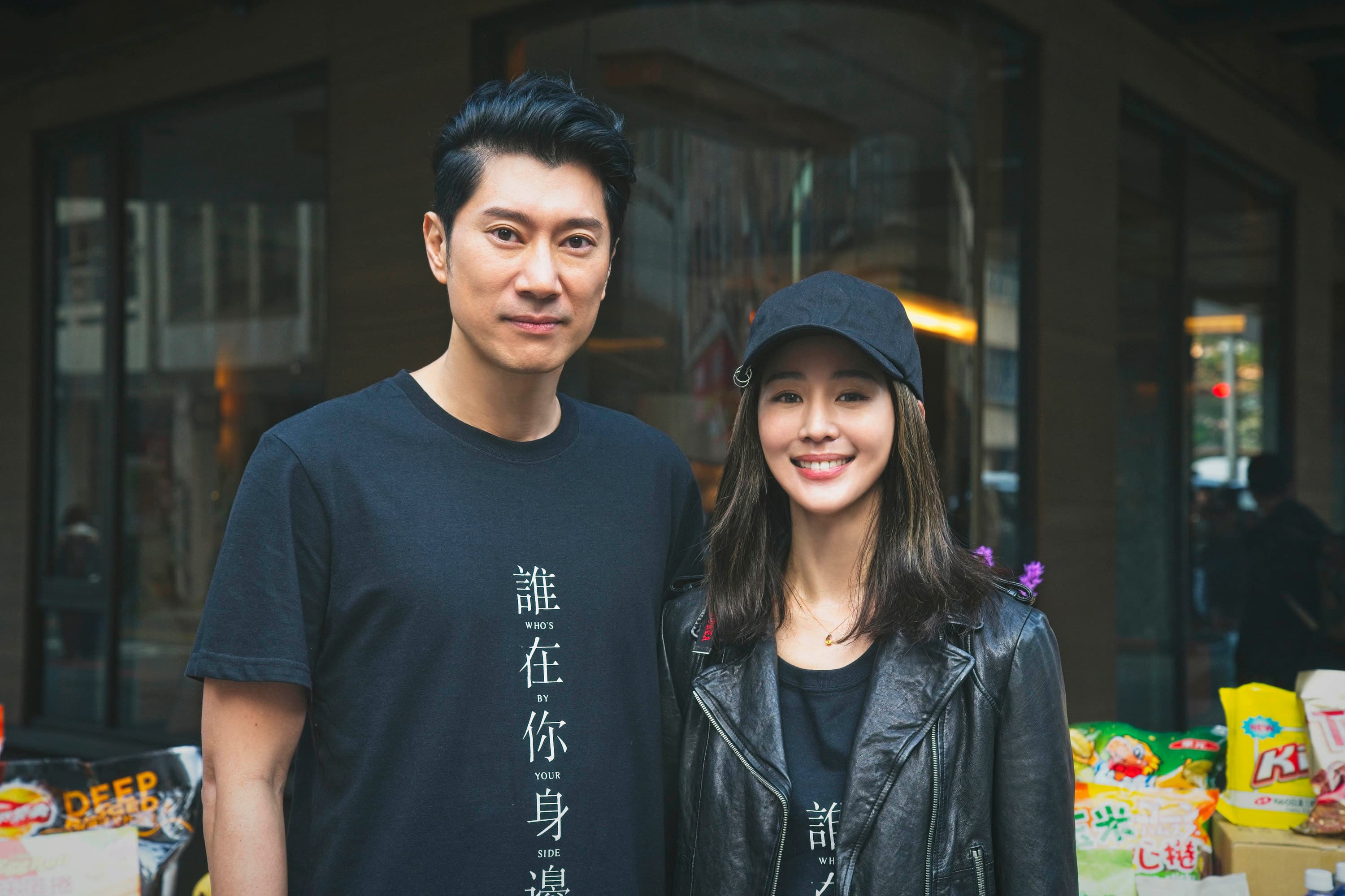 陳恩峰（左）續《翻牆的記憶》前緣與張鈞甯（右）再度合作《誰在你身邊》，2人劇中飾演夫妻。（頤東娛樂提供）