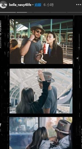 Bella用照片回顧與高以翔一年前的時光。(翻攝自Bella IG)