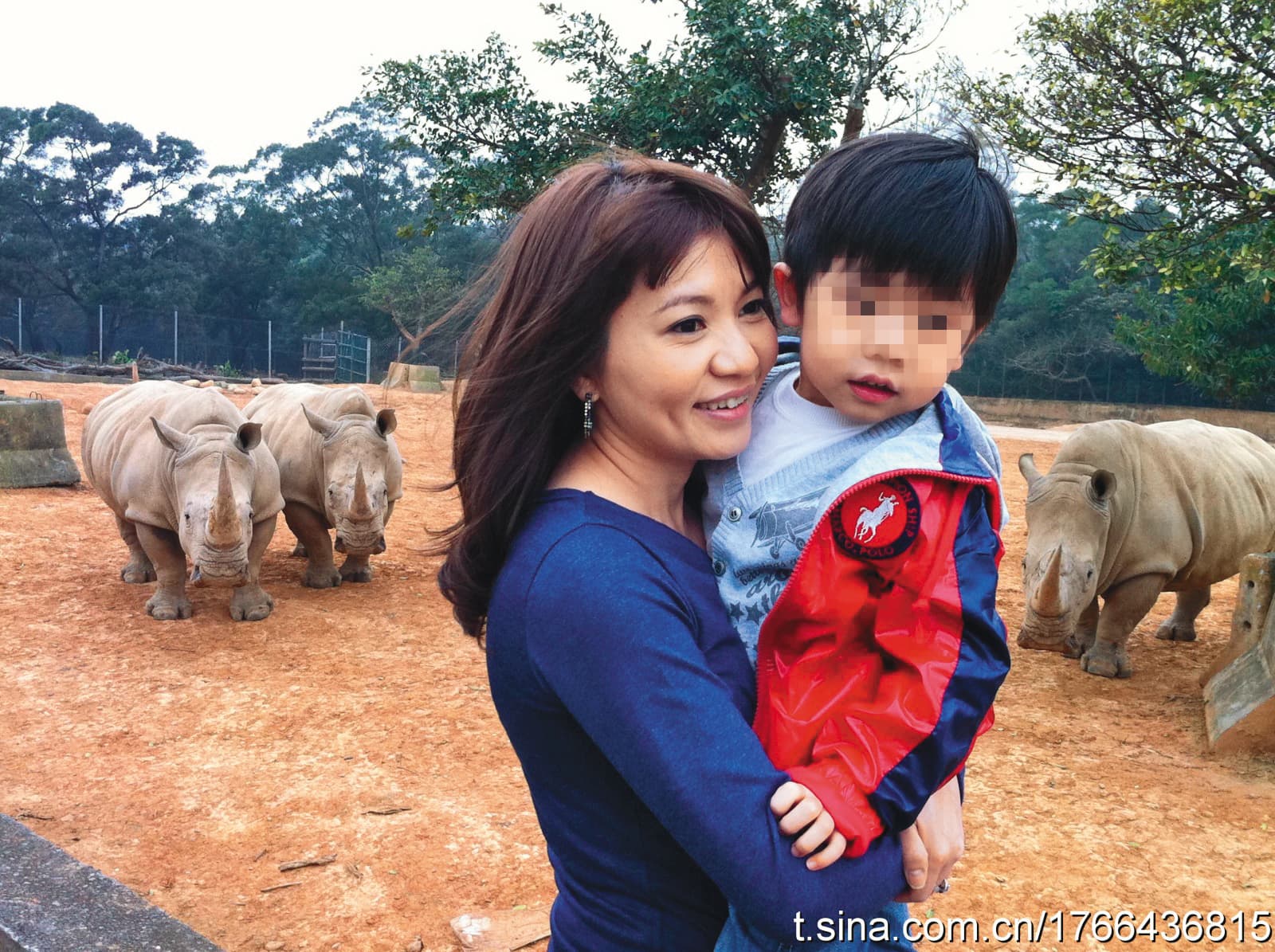 董至成與老婆當年費盡心力才得一子,離婚後,孩子則是夫妻一起共同監護。(翻攝自董至成微博)