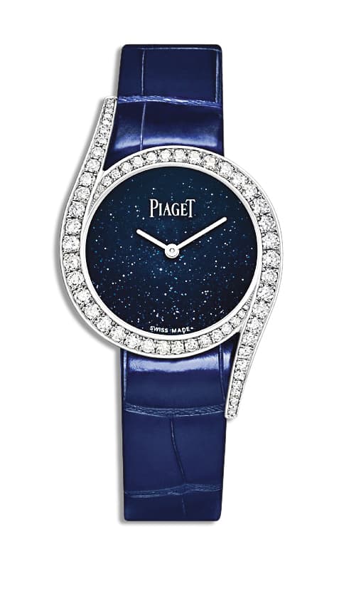 Limelight Gala系列18K白金鑲鑽高級珠寶26毫米腕錶,NT$755,000。(PIAGET 提供)