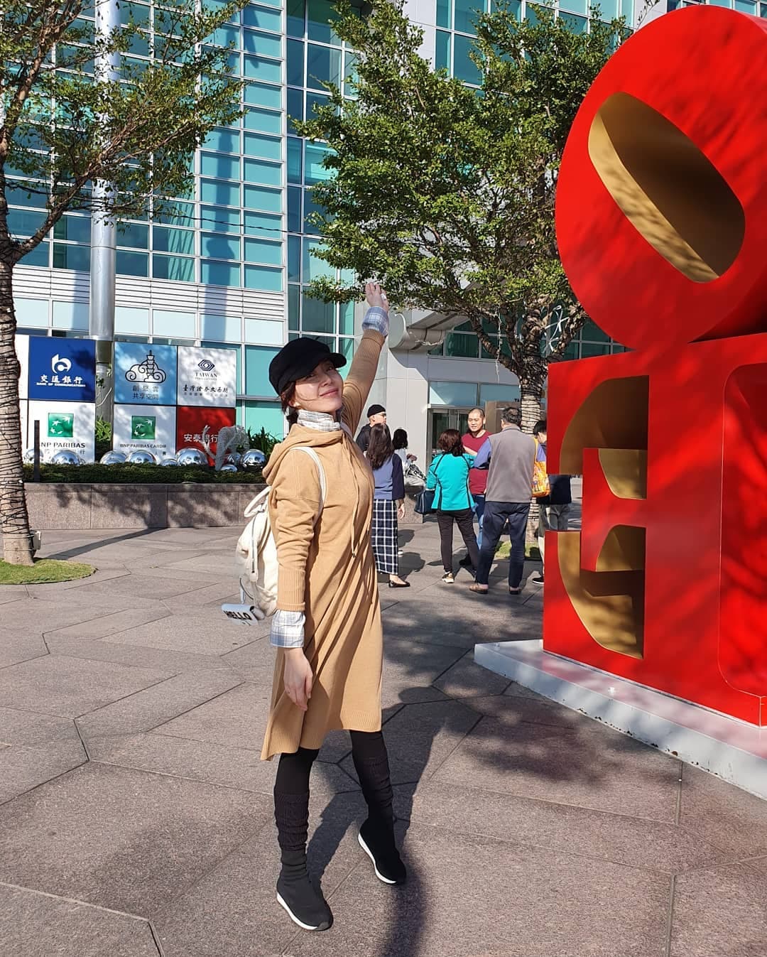 宋玧妸年初曾來台灣觀光，留下不少紀念照片。（翻攝宋玧妸IG）