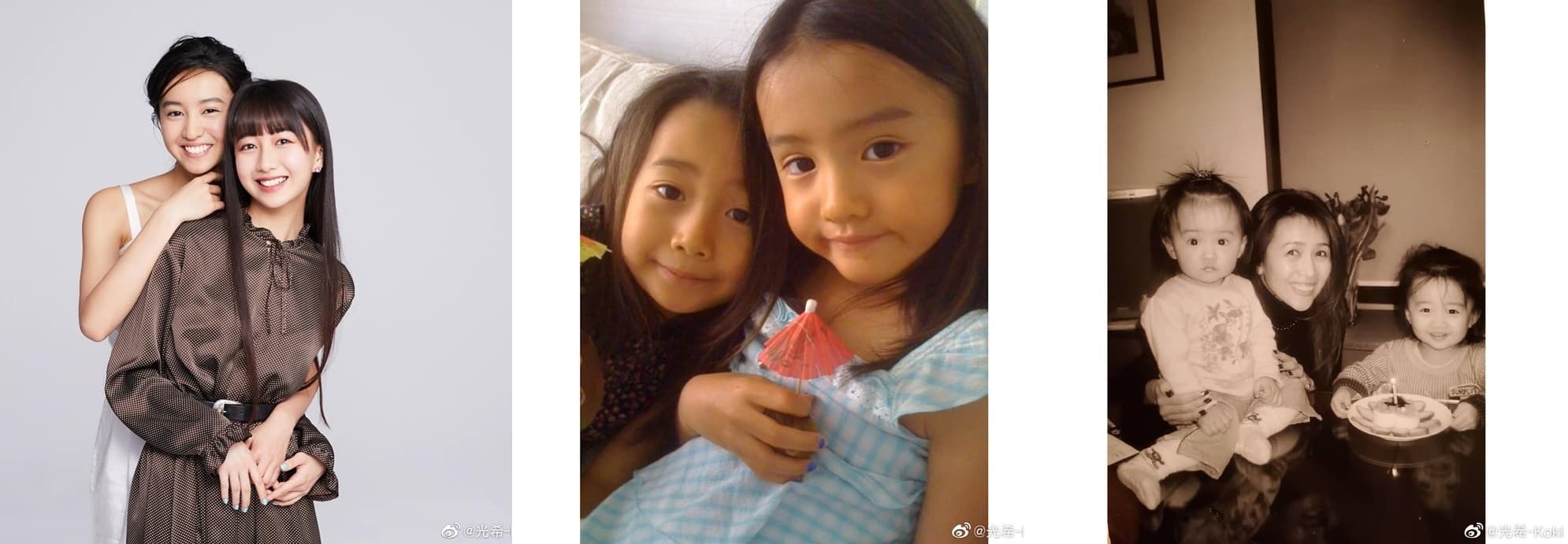 木村光希貼出不少她與心美的兒時舊照,從小到大姐妹感情都極好。