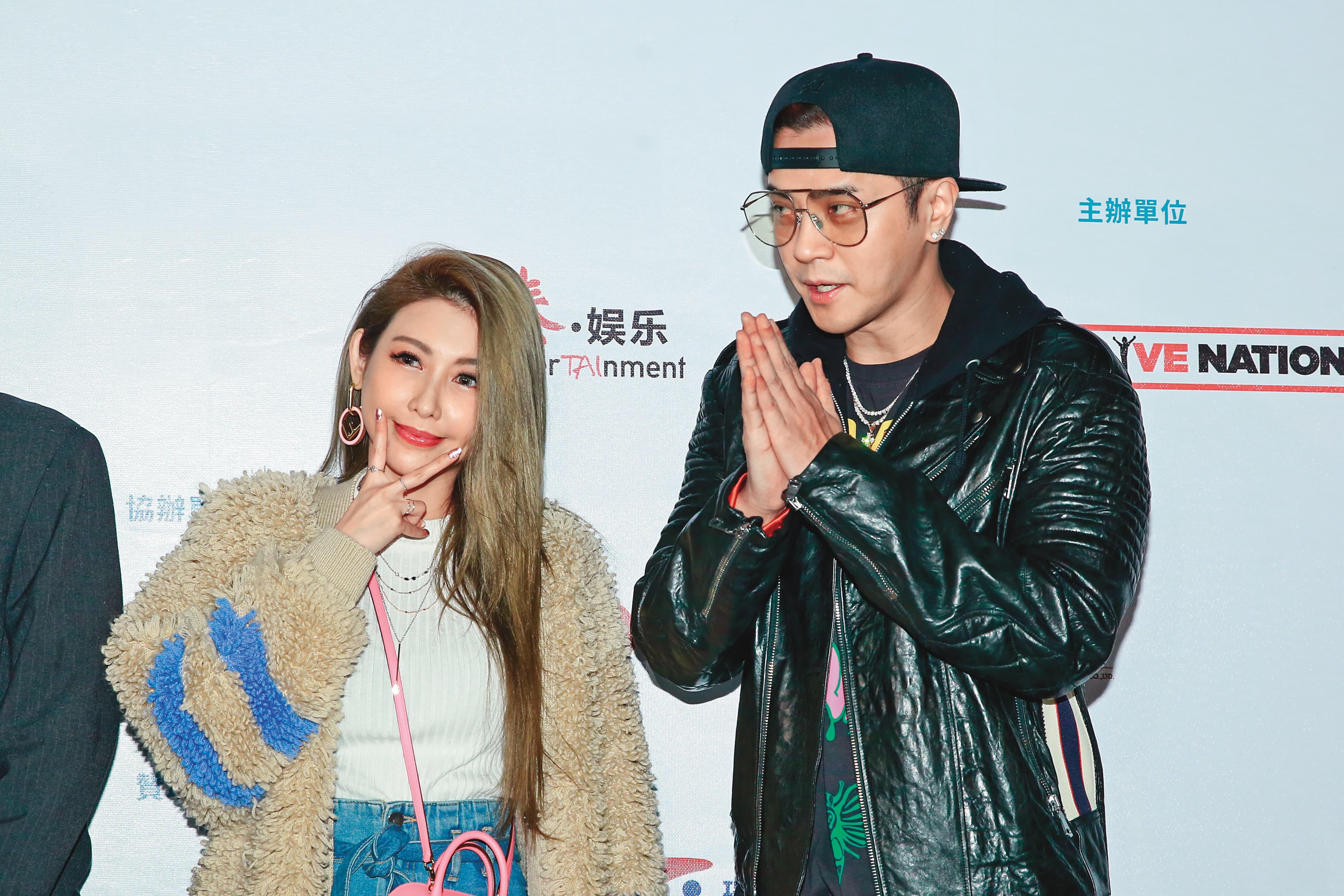 羅志祥(右)為了愷樂(左)成立經紀公司,旗下只有她一個女藝人,不惜所有資源都放在愷樂身上,但據悉兩人合約即將到期。
