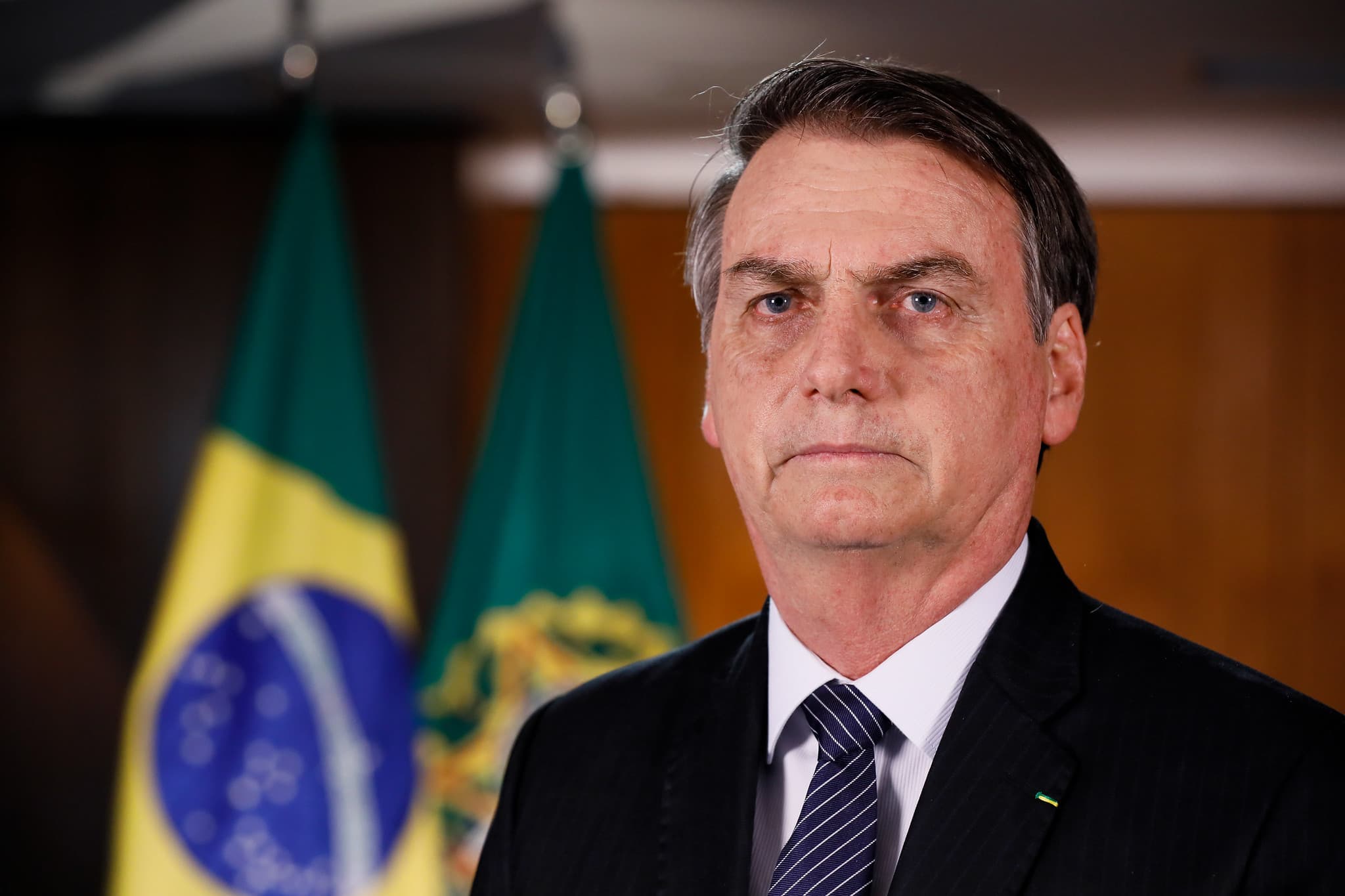 巴西總統波索納洛(Jair Bolsonaro)防疫作為引發許多爭議。(取自Flickr:Palácio do Planalto)