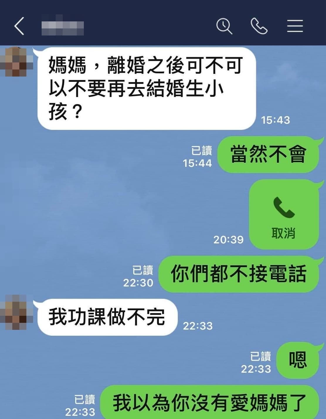 愛子希望何如芸不要再婚生子,讓她感到心痛。(翻攝自何如芸臉書)
