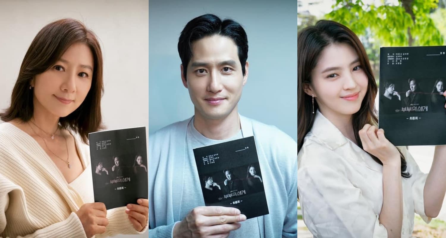 《夫婦的世界》三位主演發表終演感言。(合成圖片,翻攝JTBC Drama臉書)