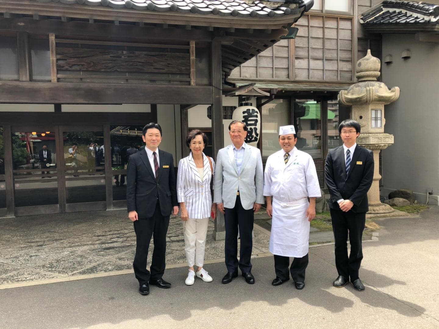 秦榮華投資的若松是日本函館最老旅館,曾接待日本天皇與前副總統連戰夫婦。(敏實集團提供)