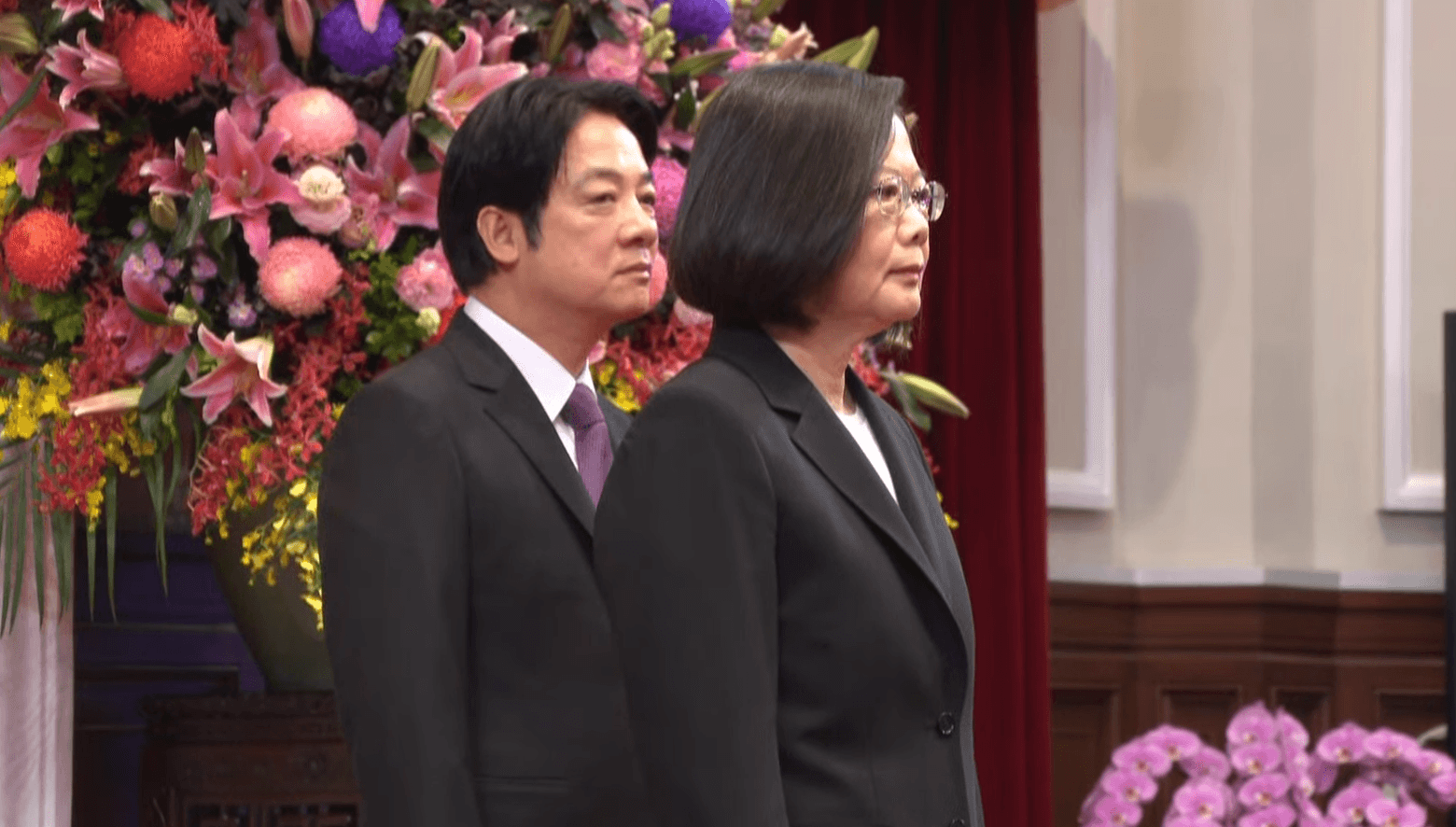 總統蔡英文與副總統賴清德。(翻攝自蔡英文臉書)