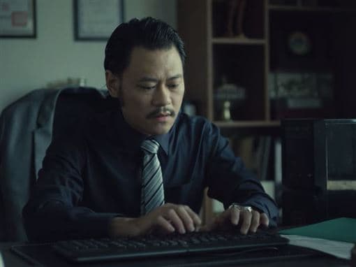 壯壯陳彥壯在Netflix《誰是被害者》演無良主管。(Netflix提供)
