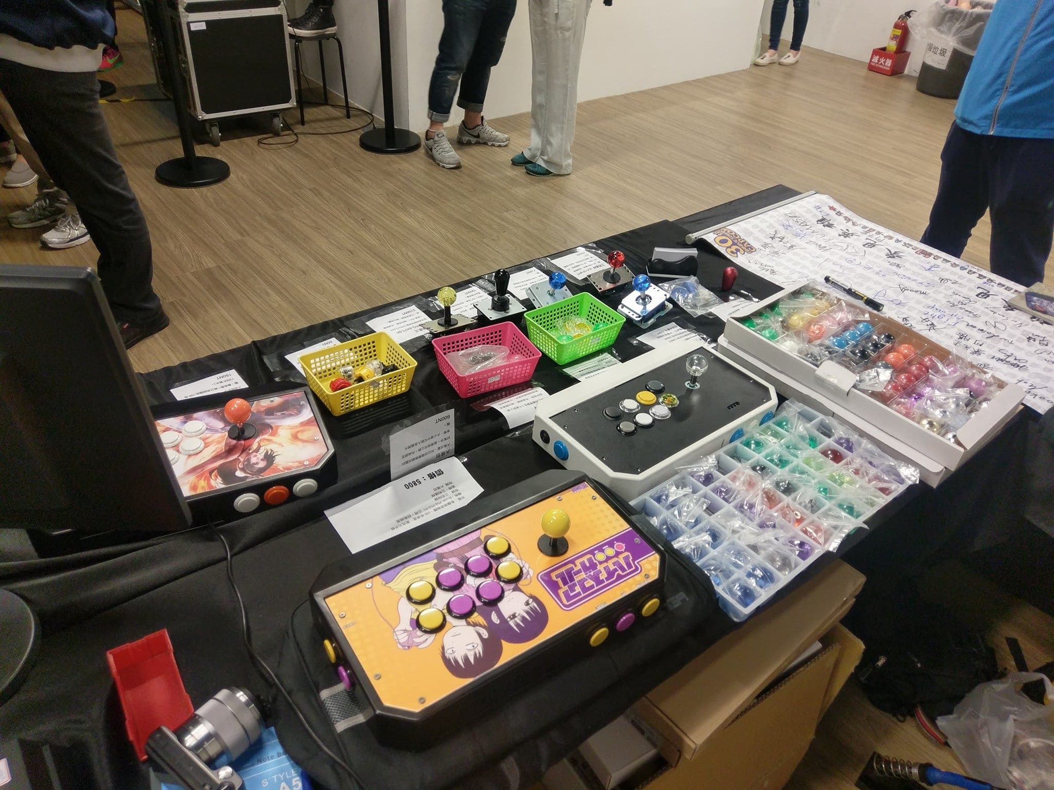 近年台灣的格鬥遊戲盛會中，都會看到公館快打大搖在現場展出。（公館快打提供）