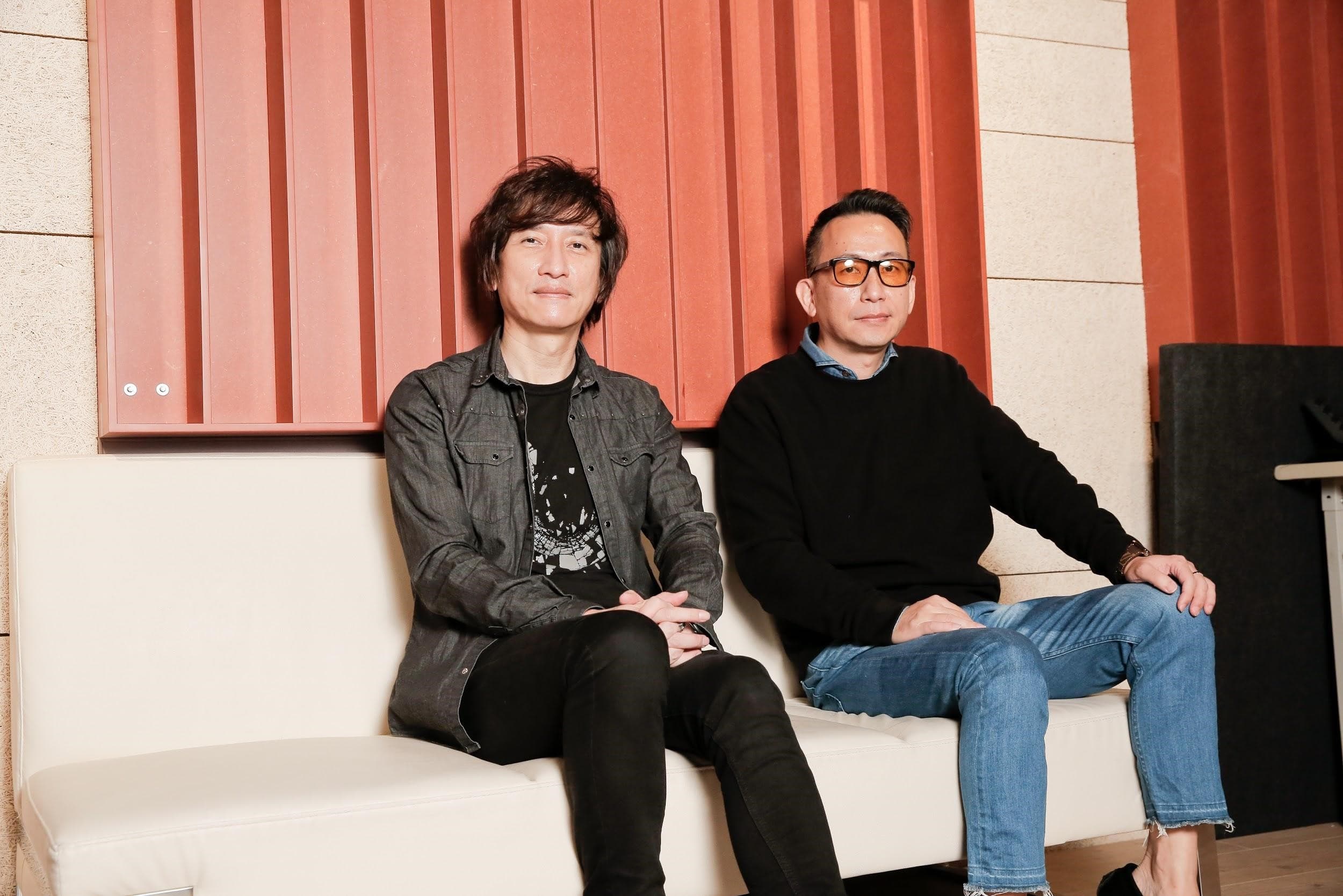 薛忠銘（左）、陳一中（右）藉舉辦原創音樂比賽，縮小音樂人才與產業的差距。