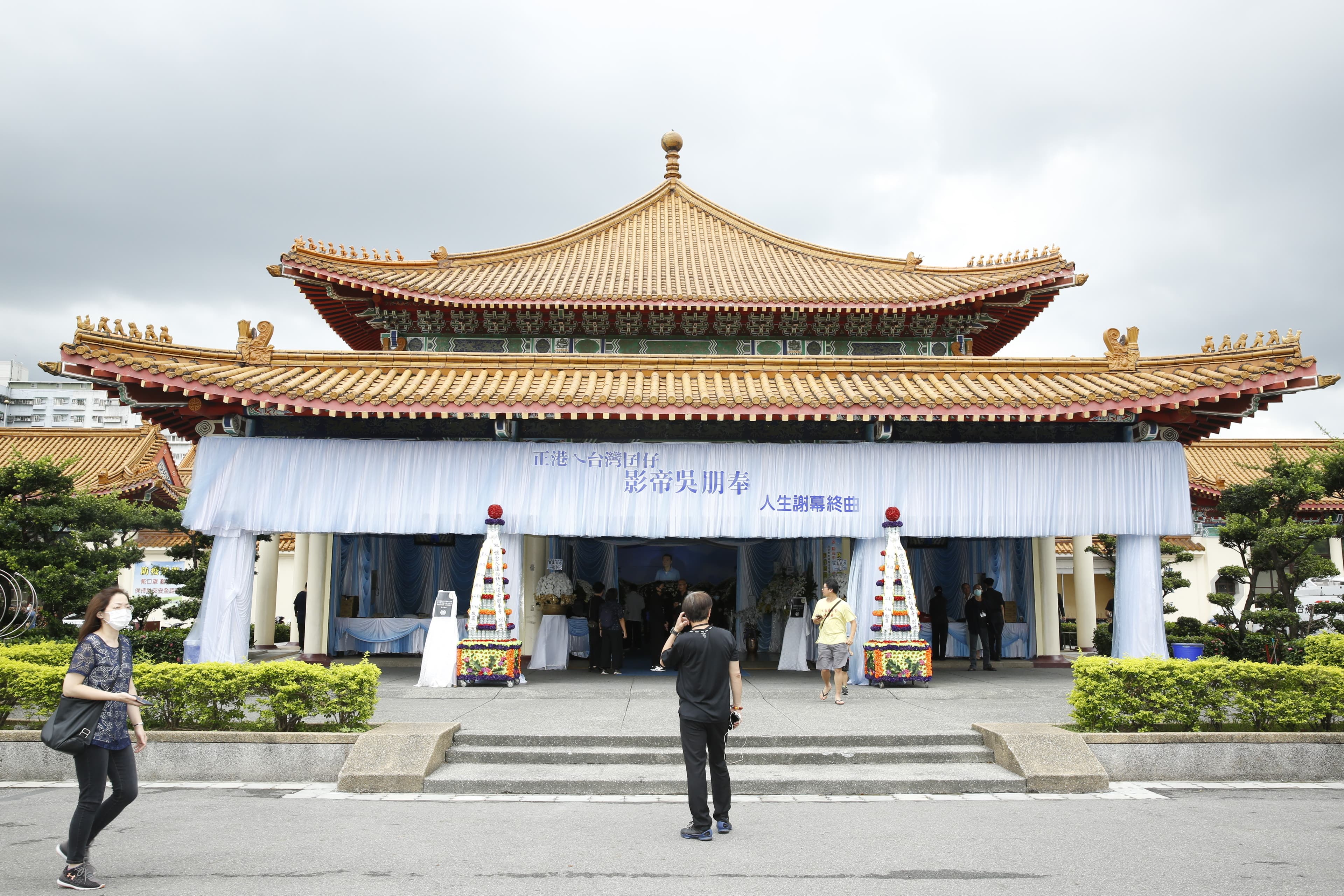 吳朋奉告別式現場改到更大的景福廳舉行。