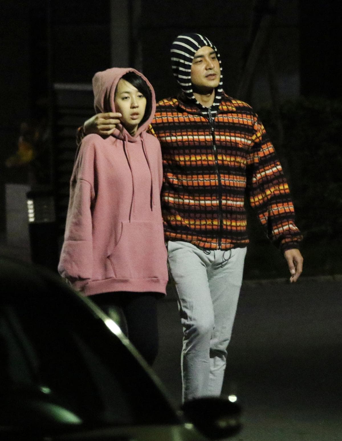 明道和王婷萱曾被本刊直擊浪漫夜遊看星星。(本刊資料照)