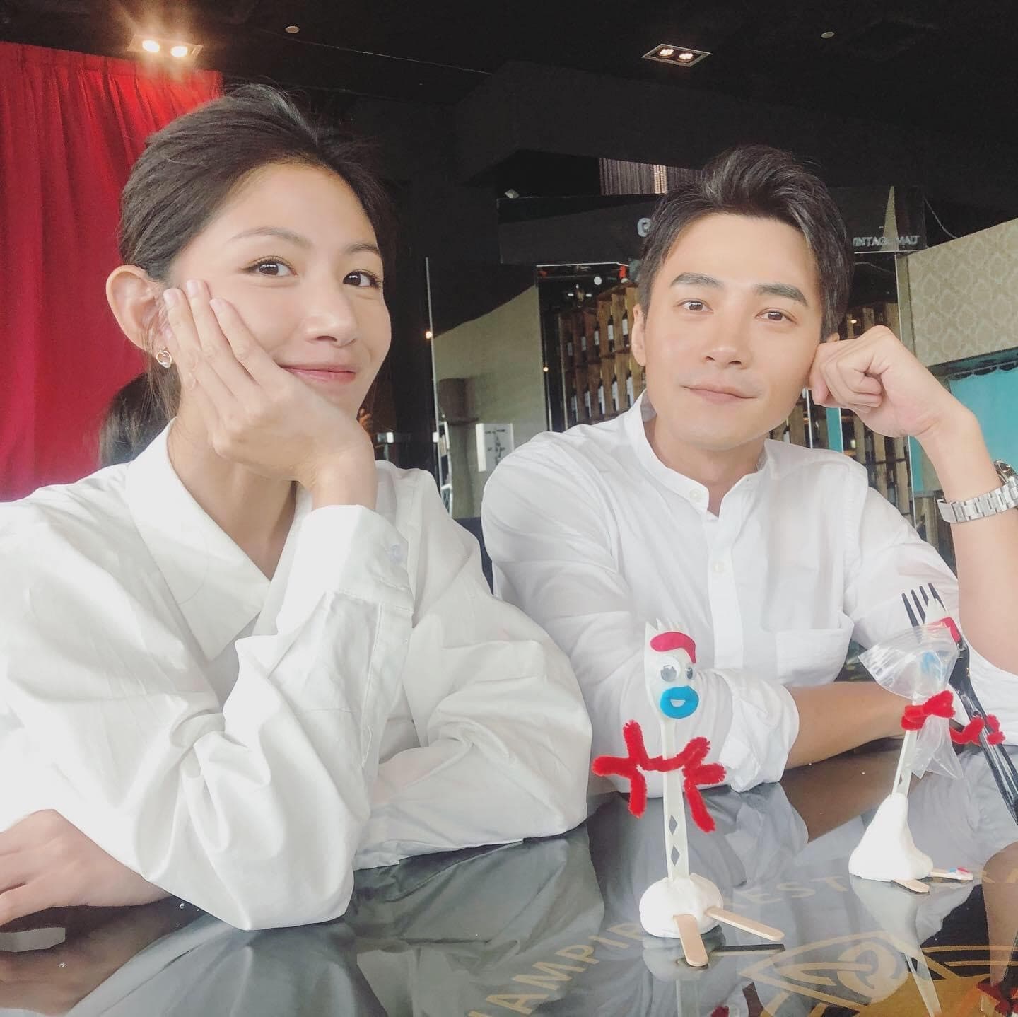 李千那與是元介因合作《守著陽光守著你》擦出火花。（翻攝自是元介臉書）