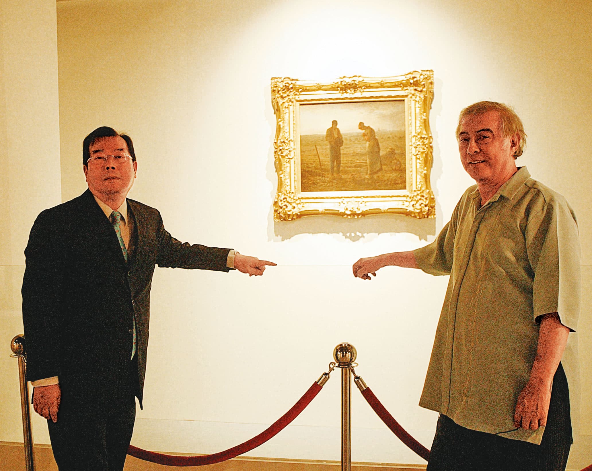 新象藝術董事長許博允(右)是黃崇仁(左)的表親,愛聽音樂的黃崇仁時常贊助藝文活動。(聯合知識庫提供)