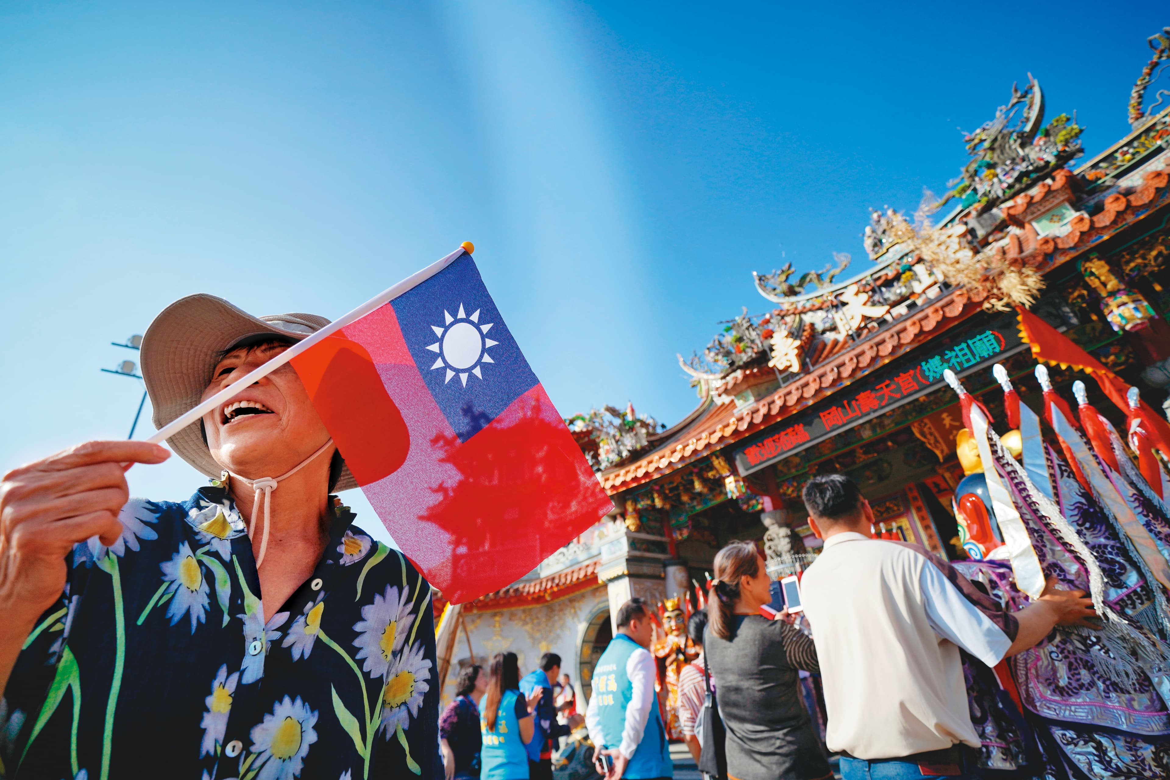 媽祖信仰在台灣民間根深蒂固,也因而成為政治力量的宣傳平台。