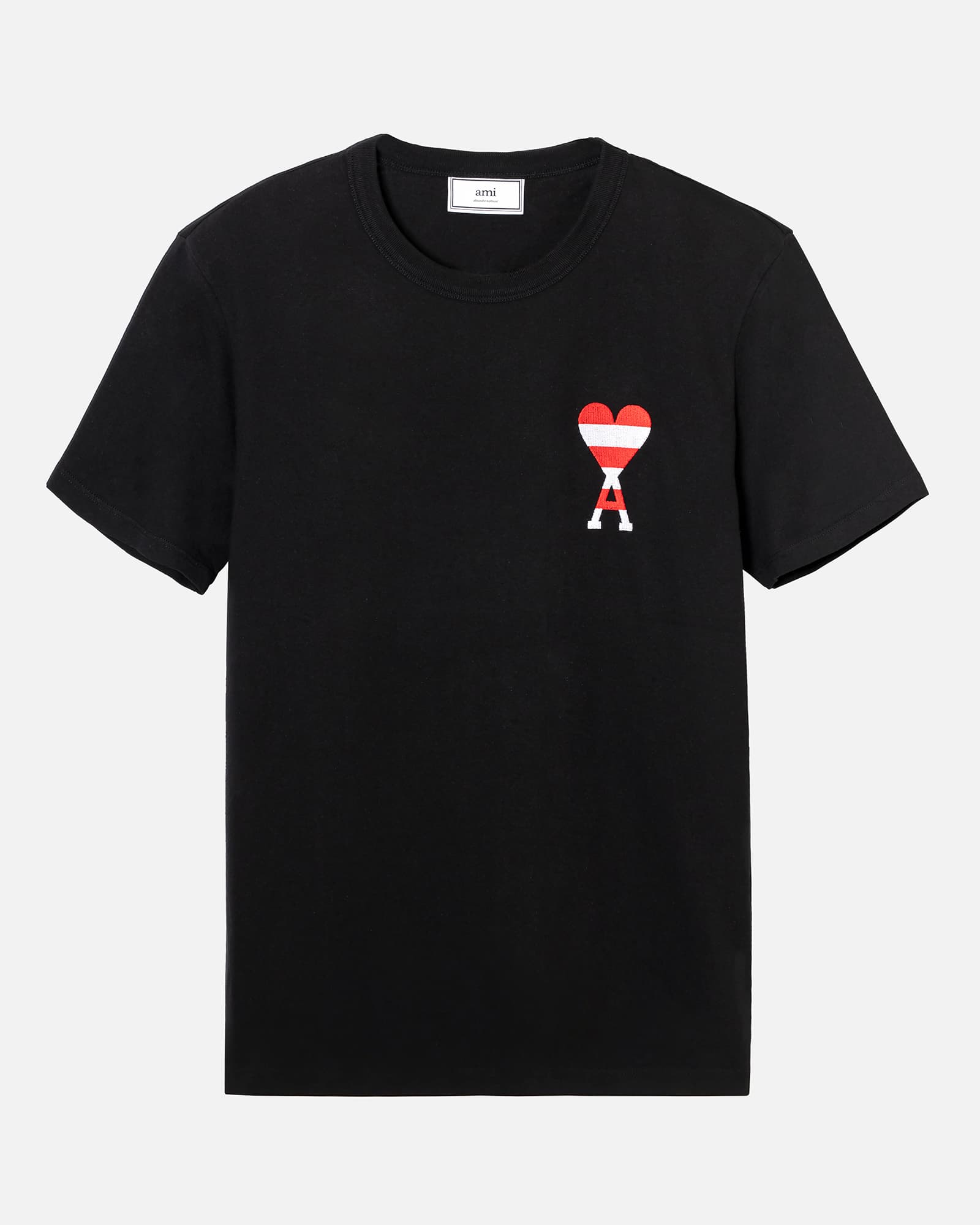 AMI紅白條紋經典愛心T-Shirt。(ARTIFACTS提供)