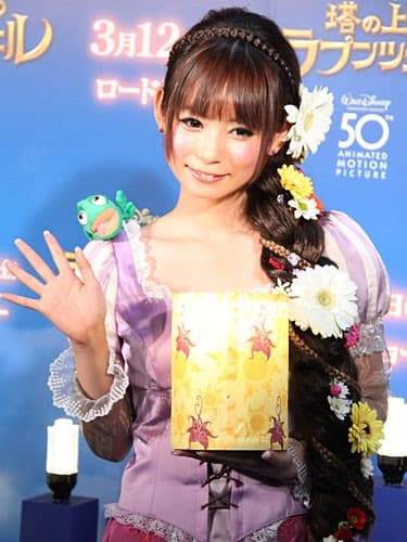 中川翔子是日版《長髮公主》的專屬配音,得知迪士尼將開園難掩激動。(翻攝日本體育報)