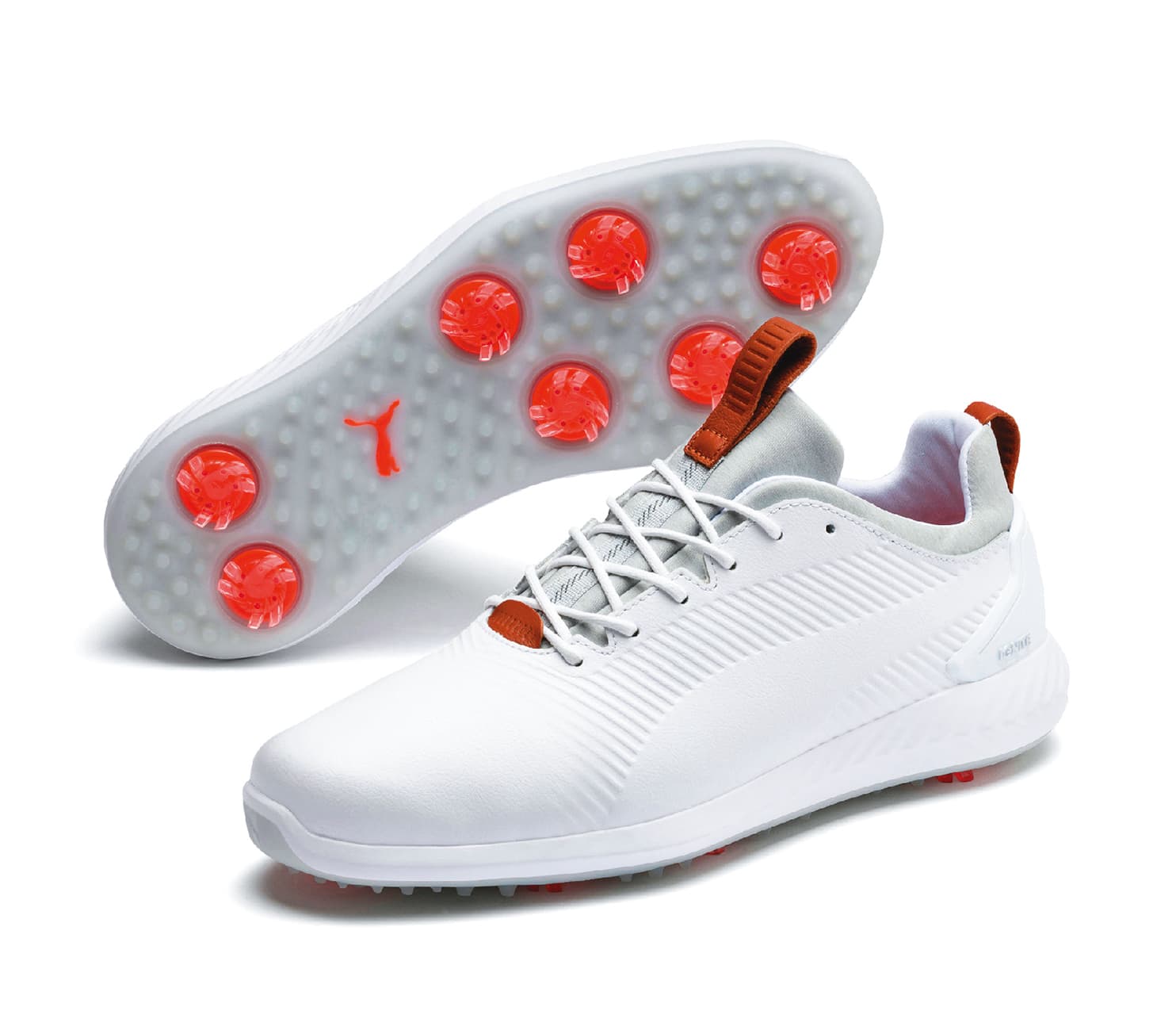 PUMA IGNITE PWRADAPT Leather 2.0高爾夫鞋。NT$5,980。(PUMA提供)