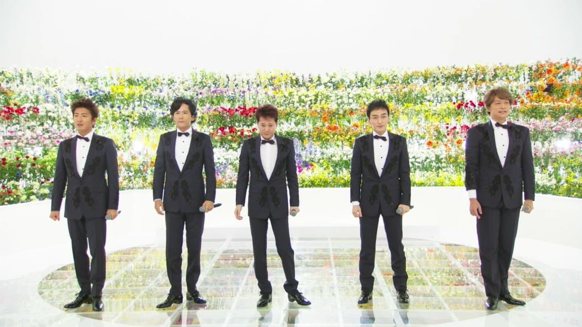 曾是國民天團的「SMAP」4年前宣告解散,震驚日本演藝圈。(翻攝富士電視台)