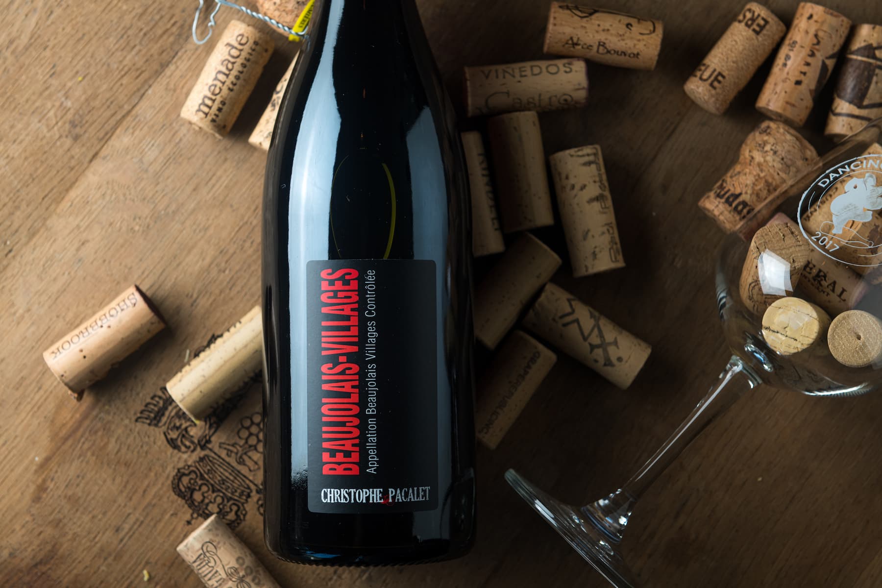 「Beaujolais Villages, Christoph Pacalet, 2018」是入門的村莊級酒款,甜美易飲。(750元/瓶,代理商:新生活)