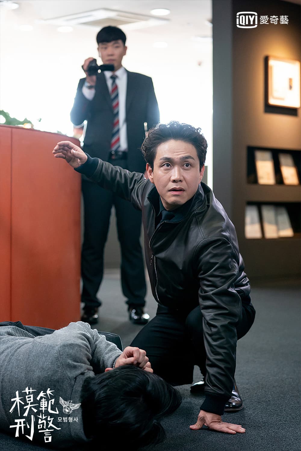 吳政世在記者會坦承這次飾演的反派,「壞到令人無法理解」。(愛奇藝台灣站提供)