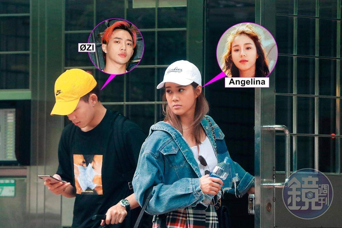 葉璦菱獨子ØZI(陳奕凡)和辣模陳怡安(Angelina),去年7月被本刊獨家捕捉到疑似同居畫面。(本刊資料照)