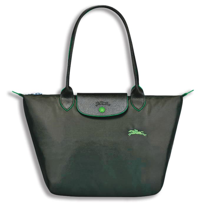 Le Pliage Club系列Green Light限定色購物袋。NT$4,300(Longchamp提供)