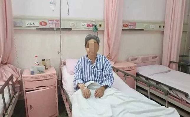 老婦人在撐了4天過後終於獲救,立即送往醫院救治。(翻攝川北在線)