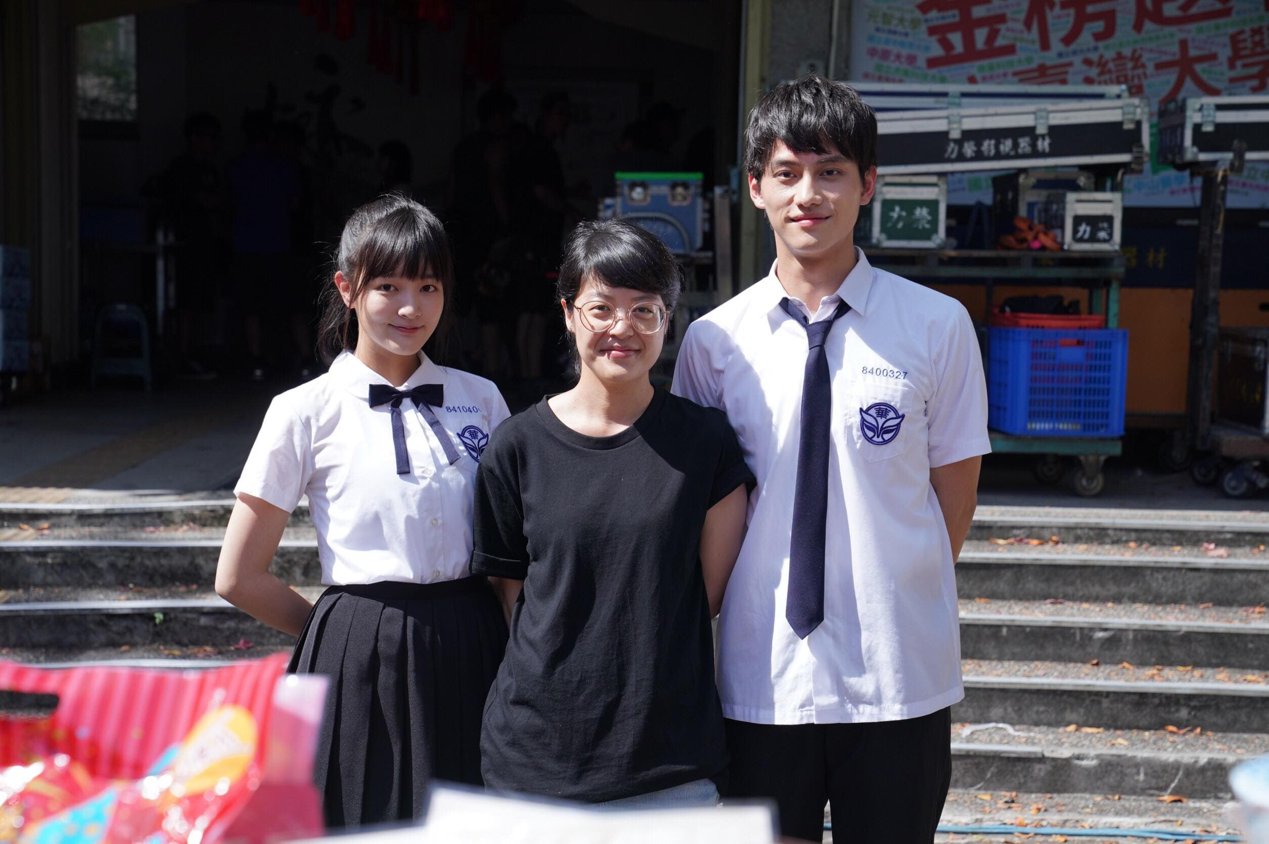 影集版《比悲傷更悲傷的故事》開鏡典禮,王淨(左起)、導演謝沛如、范少勳。(滿滿額娛樂提供)