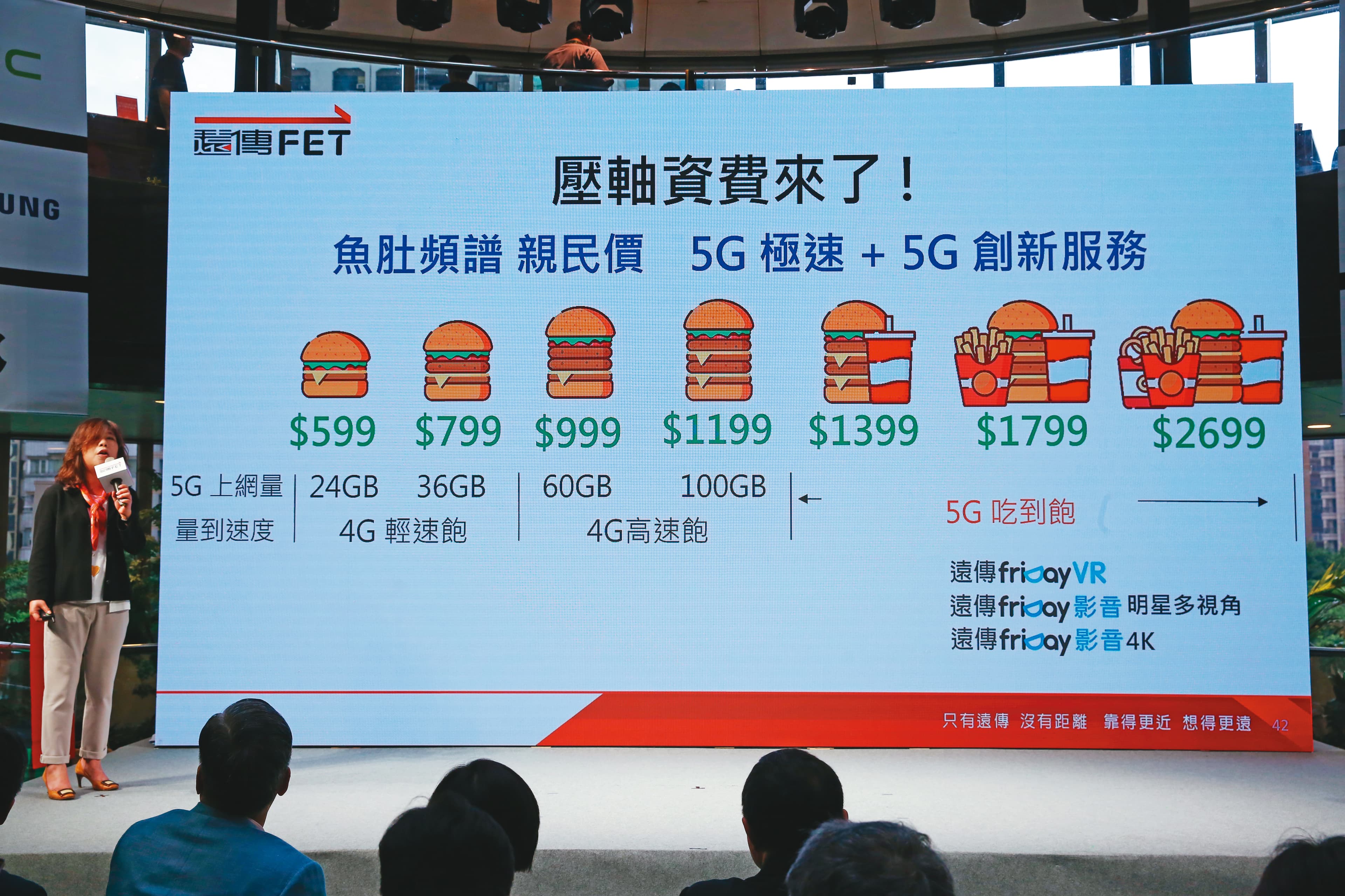 遠傳電信晚中華電信和台灣大3天開台,4種資費「4G吃到飽」成為最大亮點。