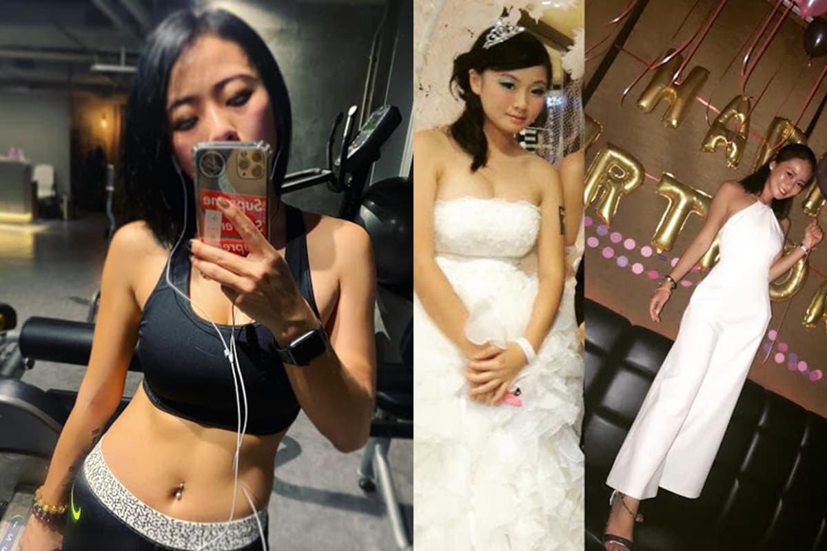 熱愛運動的黃丹虹不僅考取健身執照,也曾在網上分享減重前後的對比圖。(翻攝自黃丹虹臉書、IG)