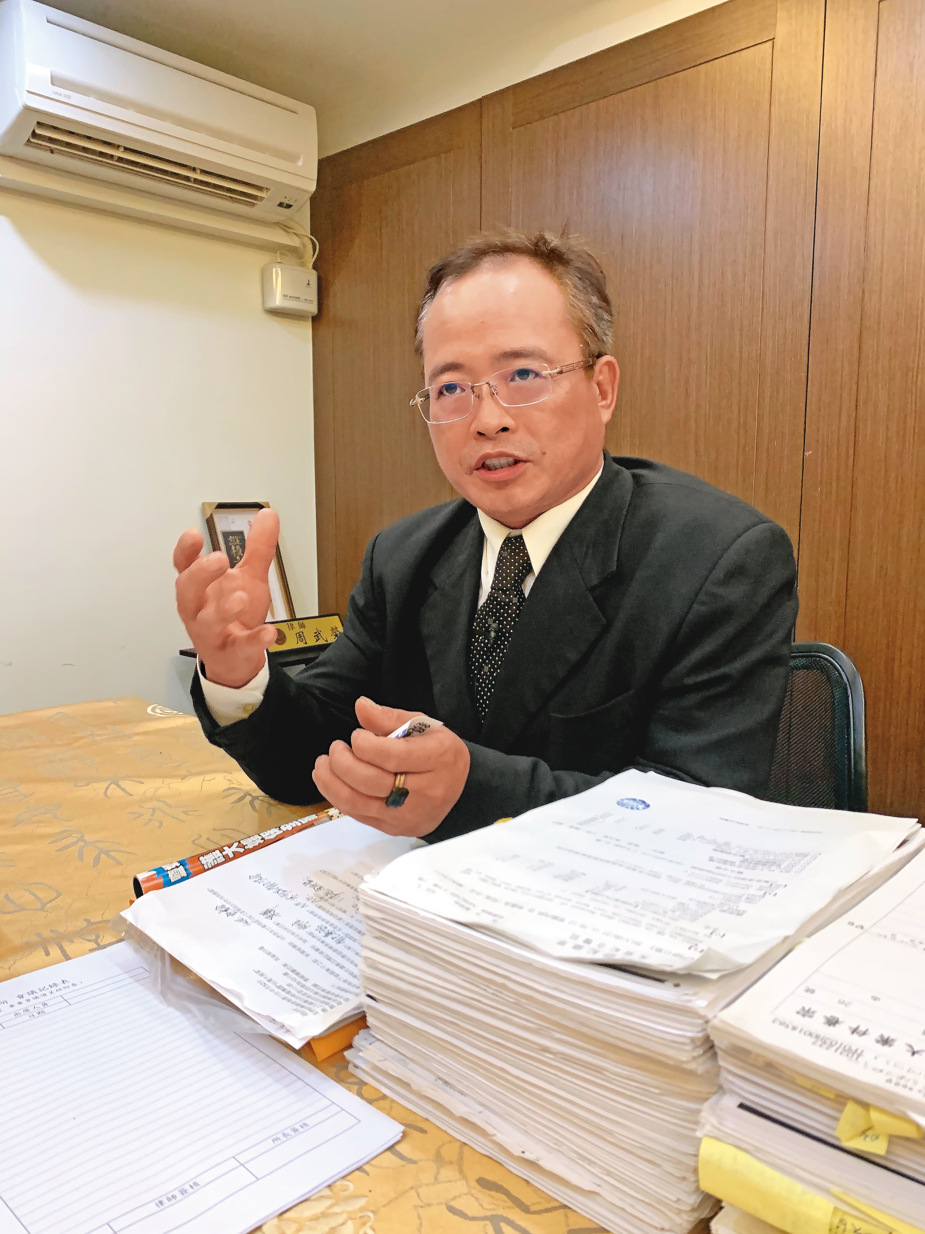 律師周武榮(圖)說,Z女奪走一條人命,遭判20年算是合理。