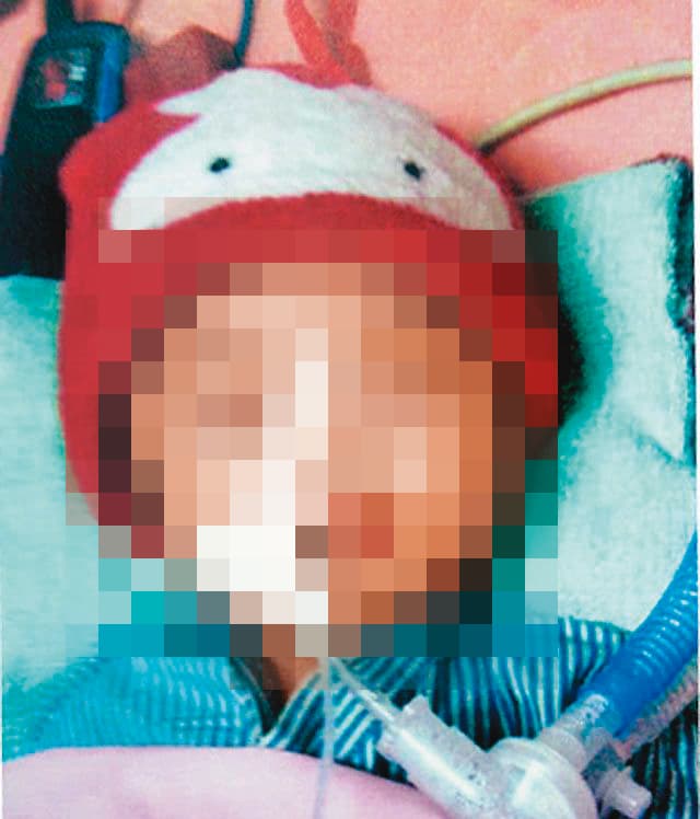 3個月大的女嬰香香喝下加鹽的奶粉,最終因高血鈉症死亡。(翻攝畫面)