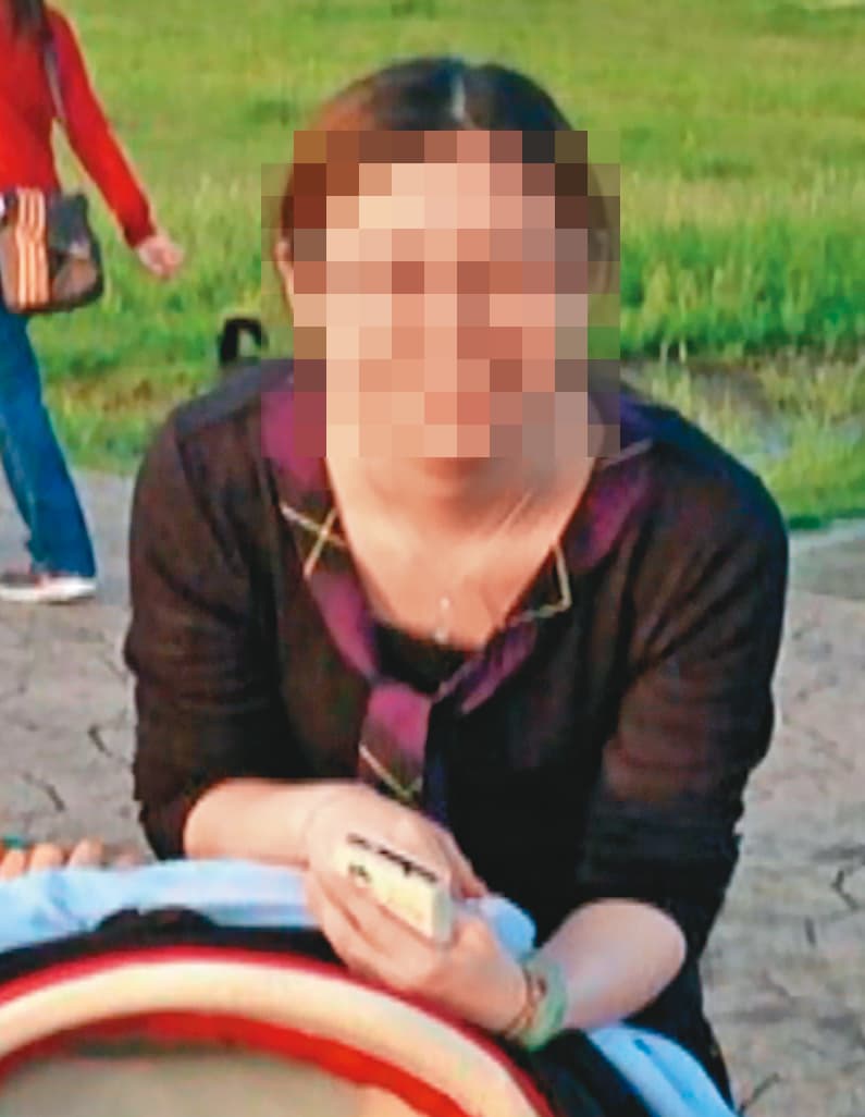 Z女(圖)不滿小嬸欺負她的小孩,憤而對小姪女香香下毒手。(翻攝畫面)