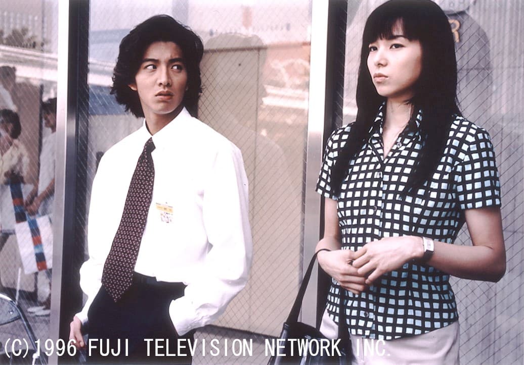 木村拓哉(左)和山口智子主演的《長假》被視為日劇經典。(八大戲劇台提供)