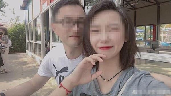 該高中男師與小20歲的女學生恩愛影片,被女生前男友惡意散播。(翻攝自微博)