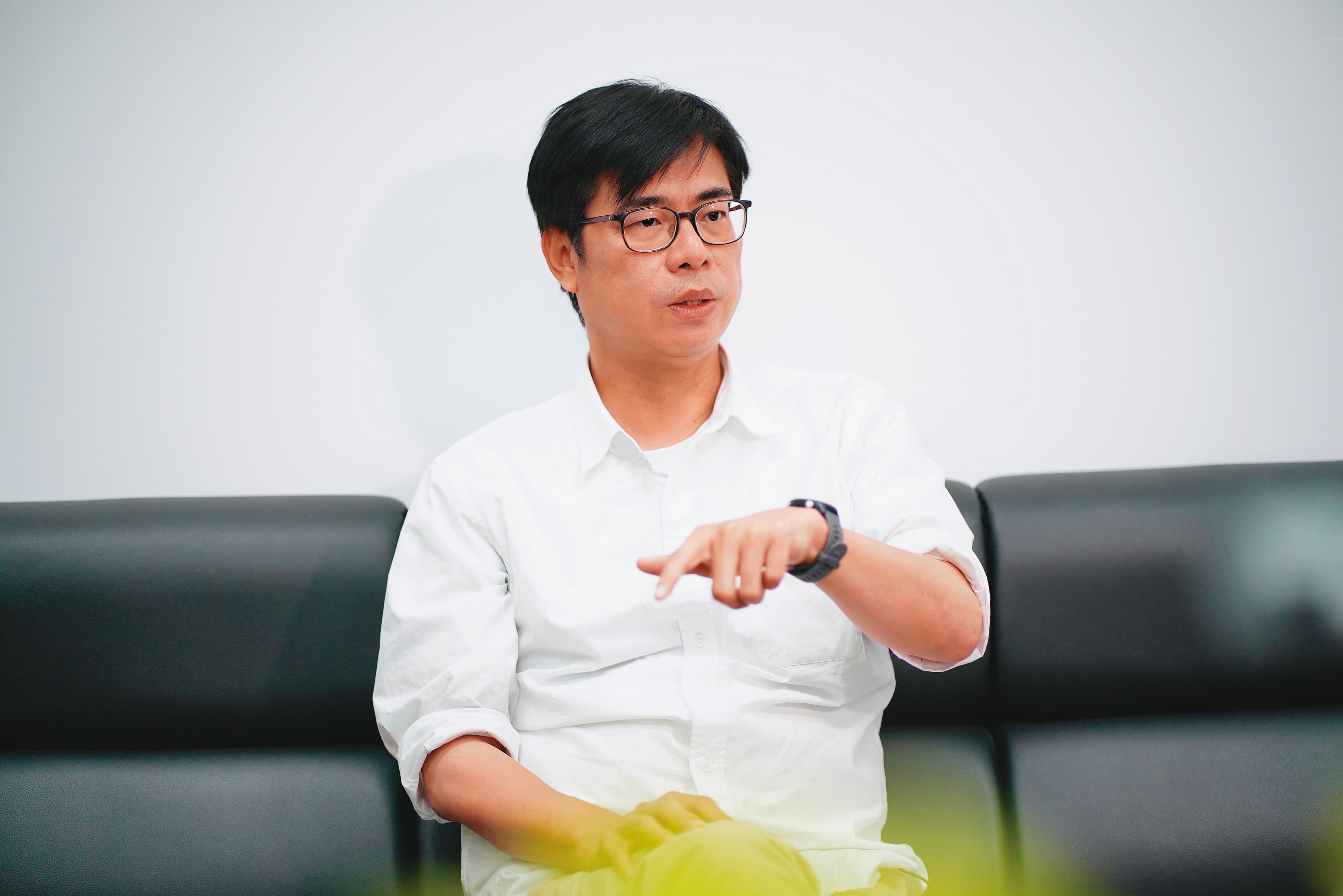 陳其邁在專訪透露未來小內閣團隊將設1位具工程專業的副市長,緊盯高雄各項工程進度。